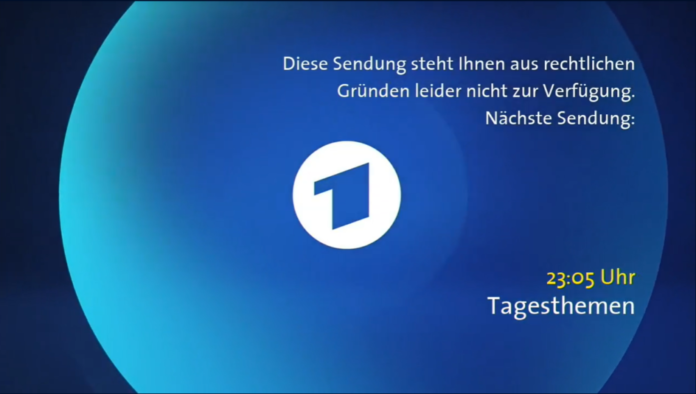 Standbild: Diese Sendung steht aus rechtlichen Gründen leider nicht zur Verfügung