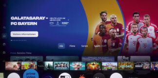 Wichtige Streaming-Anbieter werden über die internen Apps abgespielt (HDR10+ und Dolby-Vision-Qualität). Dennoch fehlen einige prominente TV- und Musikstreaming-Dienste. Exzellente Twin-TV-Tuner-Ausstattung, komfortable HD+ Freischaltung via App und vielseitiges USB-Recording