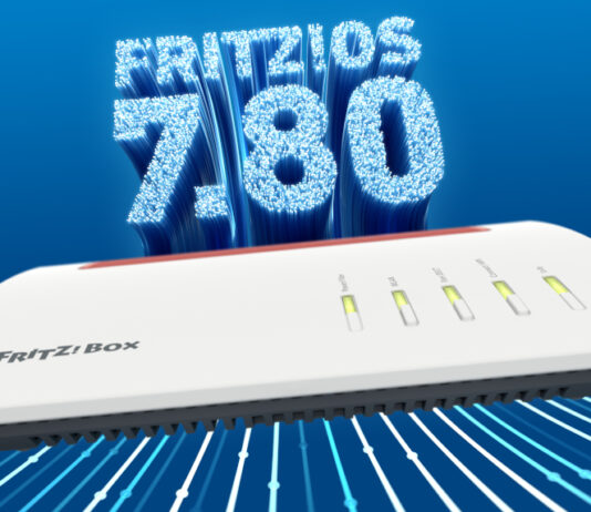 Fritzbox und FritzOS 7.80 Logo