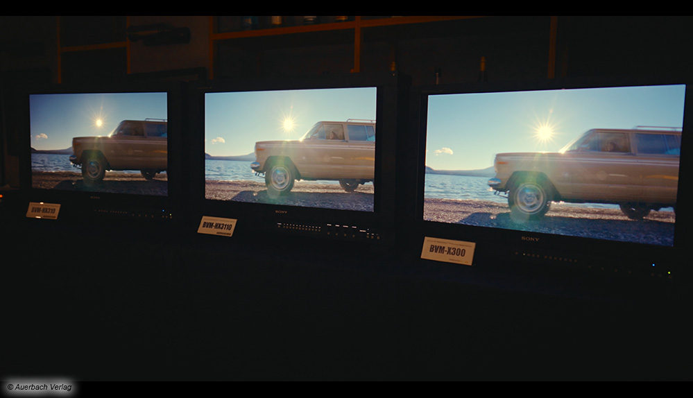 Sonys Studiomonitore dienen als Bildreferenz für Hollywood und eignen sich optimal für die Erstellung von HDR-Inhalten. Neben einem OLED-Monitor bietet Sony zwei Dual-Layer-LCD-Modelle – die jüngste Version HX3110 mit optimierter LED-Local-Dimming-Ansteuerung