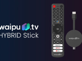 Waipu.tv Hybrid-TV-Stick über Kabel, DVB-T2 und IPTV