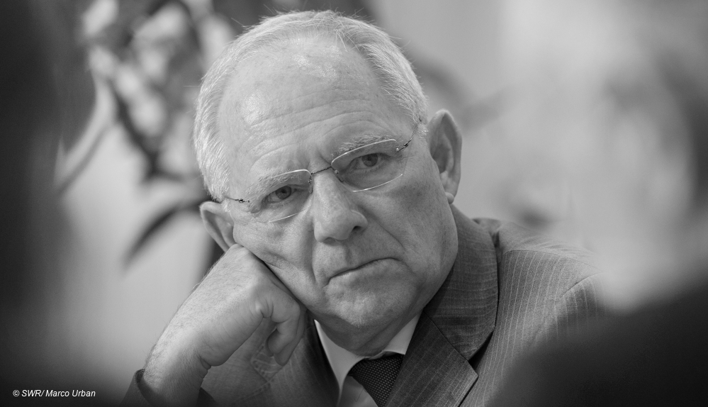 #Wolfgang Schäuble: Trauerstaatsakt heute live im TV