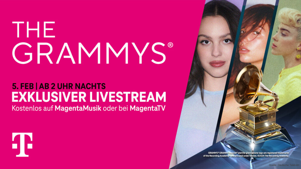 Telekom Grammys 2024 bei MagentaTV und im GratisLivestream