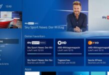 Sky TV UI