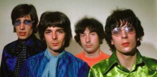 Die Mitglieder von Pink Floyd in jungen Jahren.