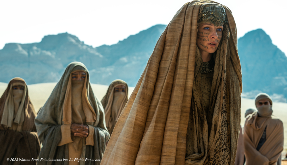 Lady Jessica und die Fremen in "Dune: Part Two"