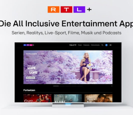 Fernseher mit RTL+ All Inclusive Entertainment App
