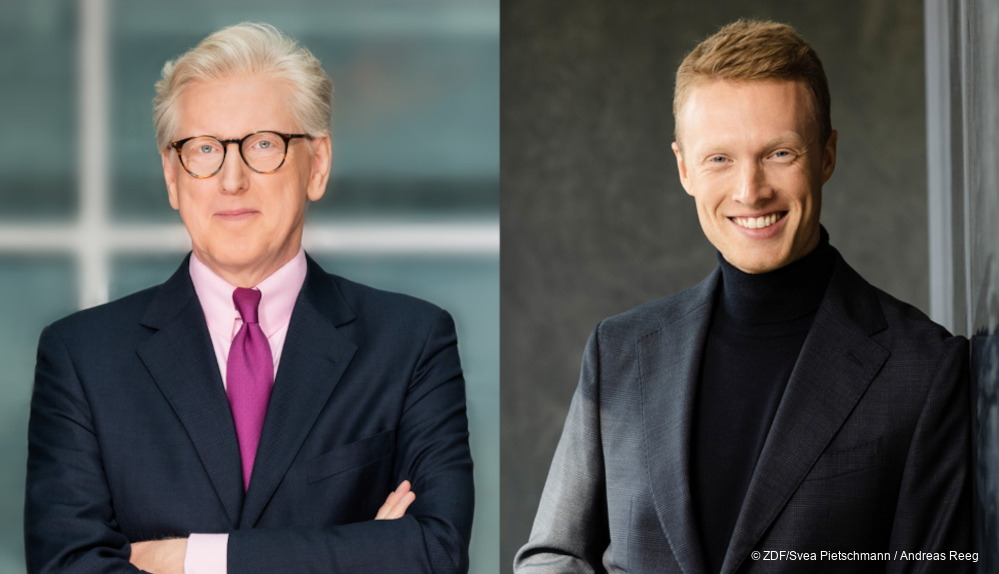 Theo Koll und Philip Wortmann beim ZDF-"Morgenmagazin"