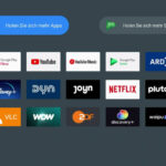 Neben dem Freenet TV und Waipu.TV Zugang können auch sämtliche Apps für Streaming-Dienste auf dem kompakten Stick installiert werden