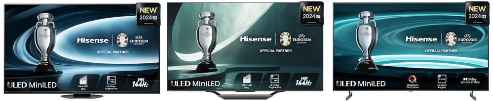 Hisense 2024 TVs U8NQ U7NQ U6NQ 