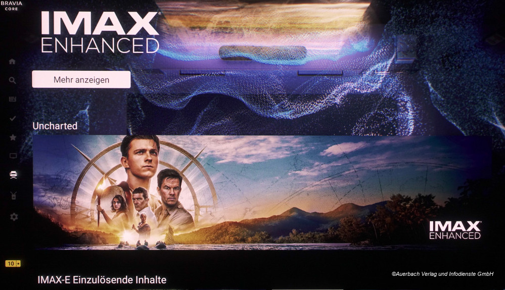 Sony Bravia Core mit IMAX Enhanced