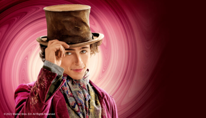 Timothée Chalamet als Wonka