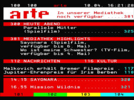 Teletext von Arte bei Waipu.tv