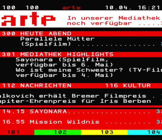 Teletext von Arte bei Waipu.tv