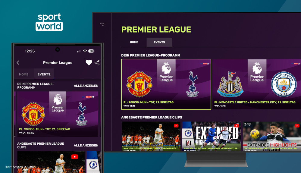 Sportworld, Premier League