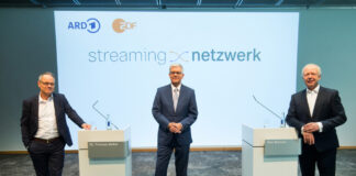 Präsentation Streaming Netzwerk von ARD und ZDF mit Prof. Kai Gniffke, ZDF-Intendant Dr. Thomas Bellut und ARD-Vorsitzende und WDR-Intendant Tom Buhrow