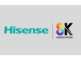 Hisense und 8K Association Logos