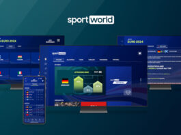 Bildschirme mit Sportworld Oberfläche