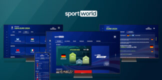 Bildschirme mit Sportworld Oberfläche