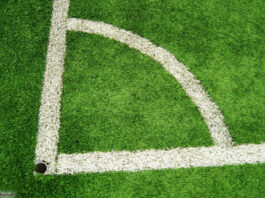 Fußball Stadion Rasen