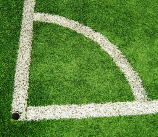 Fußball Stadion Rasen