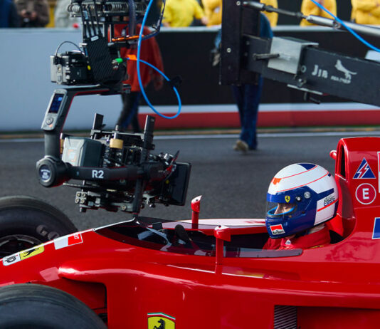 Matt Mella als Alain Prost in Senna