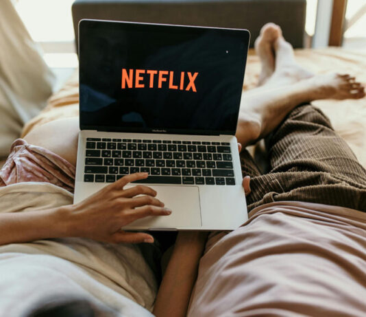 Netflix am Notebook