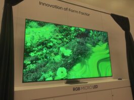 CES 2025 Samsung RGB Micro LED LCD