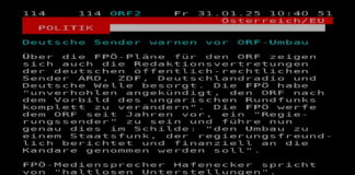 Deutsche Sender warnen vor den Folgen des beabsichtigten ORF-Umbaus
