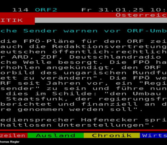 Deutsche Sender warnen vor den Folgen des beabsichtigten ORF-Umbaus