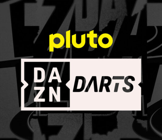 Logo PlutoTV DAZN Darts