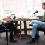 Wissenschaftsjournalistin Korinna Hennig und der Virologe Christian Drosten