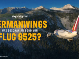 "Germanwings"-Banner von Sky