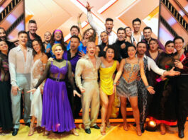 Let's Dance Gruppenfoto im Studio
