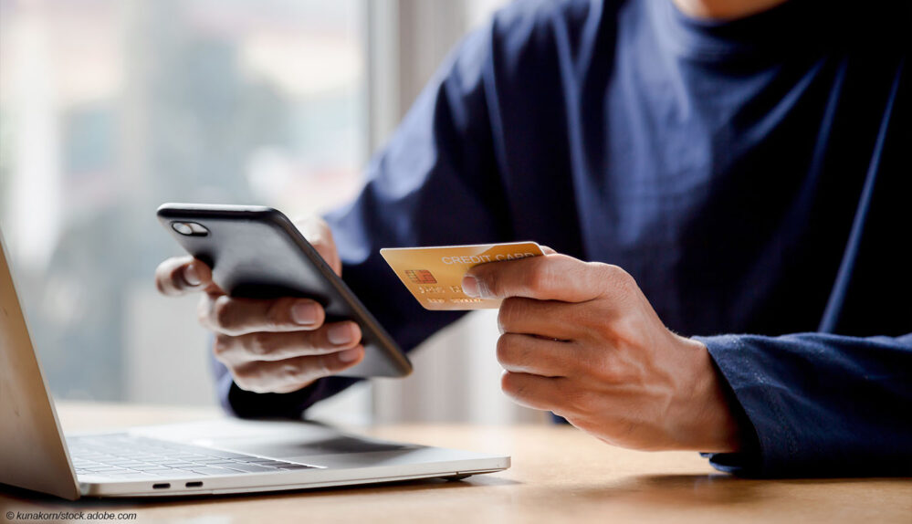 Onlinepayment Zahlung mit Kreditkarte