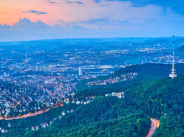 Stuttgarter Fernmeldeturm auf dem Frauenkopf