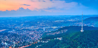 Stuttgarter Fernmeldeturm auf dem Frauenkopf