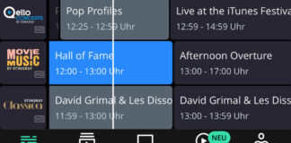 EPG Waipu Stingray Musiksender