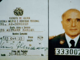 Der Militärausweis von Klaus Barbie alias Klaus Altmann