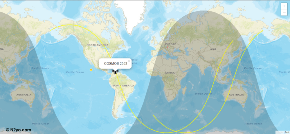 Atomsatellit außer Kontrolle geraten?