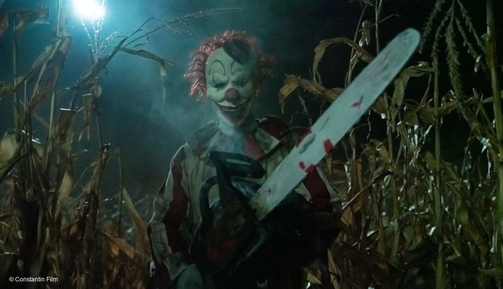 Clown in a Cornfield