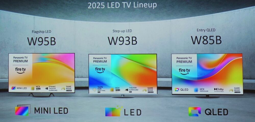 Panasonic LED LCDs 2025 W95B W93B W85B