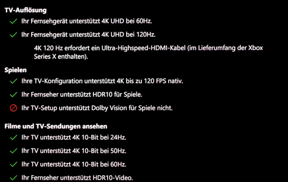 Samsung S95F AV-Formate