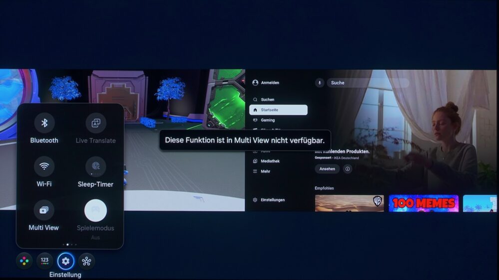 Samsung S95F PiP