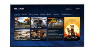 Ocilion auf Samsung TV