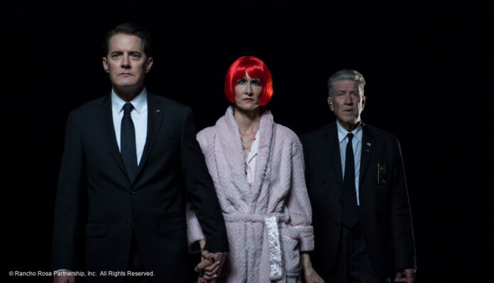 Kyle MacLachlan, Laura Dern und David Lynch