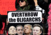 Overthrow the Oligarchs Banner