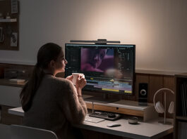 LED-Monitor-Leuchte ScreenBar Halo 2 von BenQ