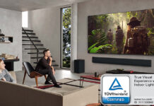 Gütesiegel „True Visual Experience with Indoor Lighting“.