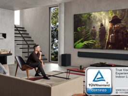 Gütesiegel „True Visual Experience with Indoor Lighting“.